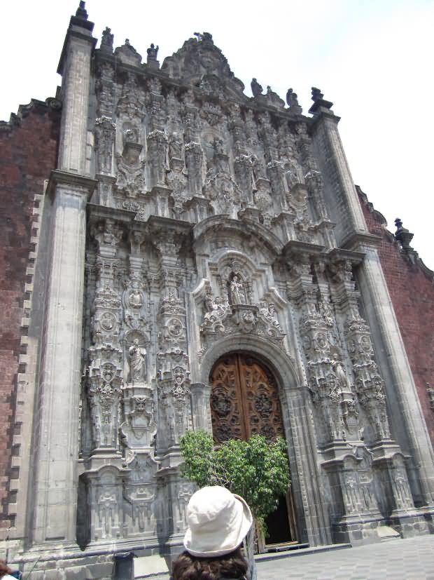 Front Gate Of The Mexico City Metropolitan Cathedral