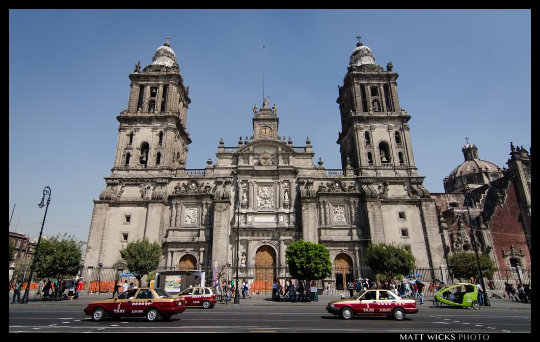 Front Photo of Metropolitan Cathedral In Mexico