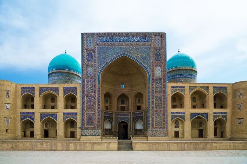Front View Of The Po-i-Kalyan Mosque In Bukhara, Uzbekistan