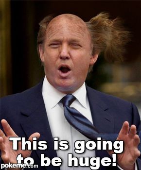 Funny Donald Trump Bald Picture For Whatsapp