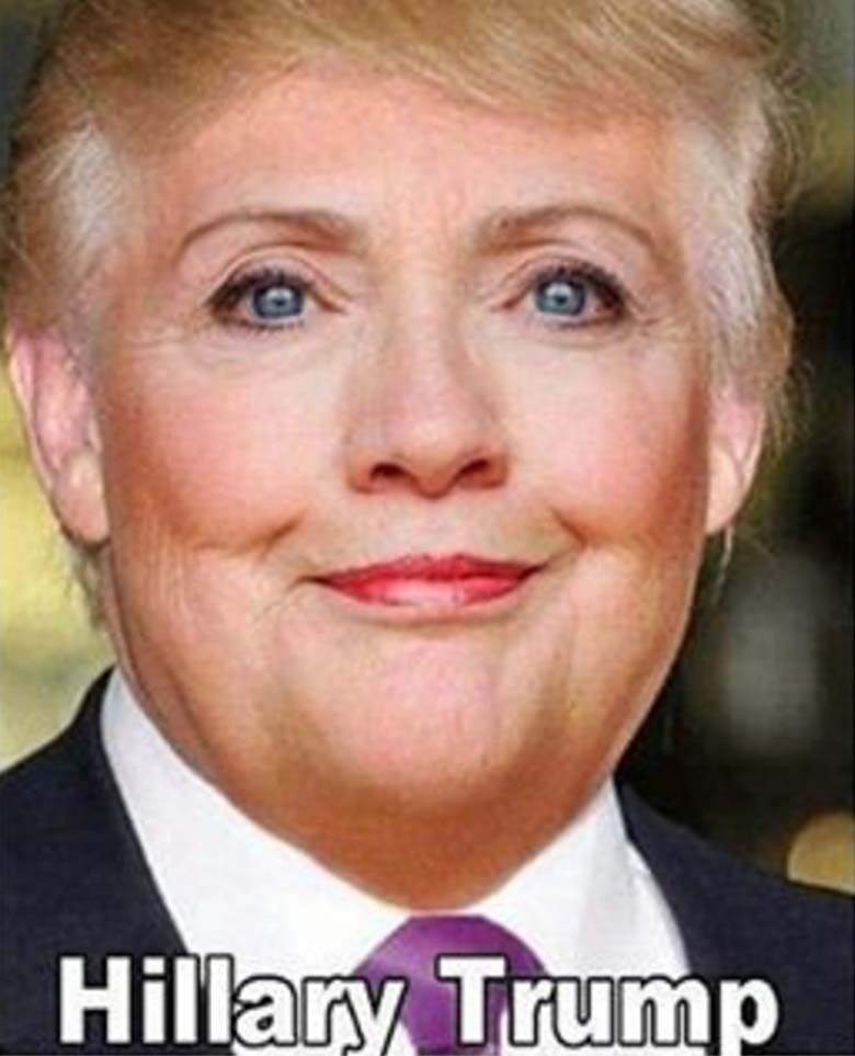 Funny Hillary Trump Meme Picture