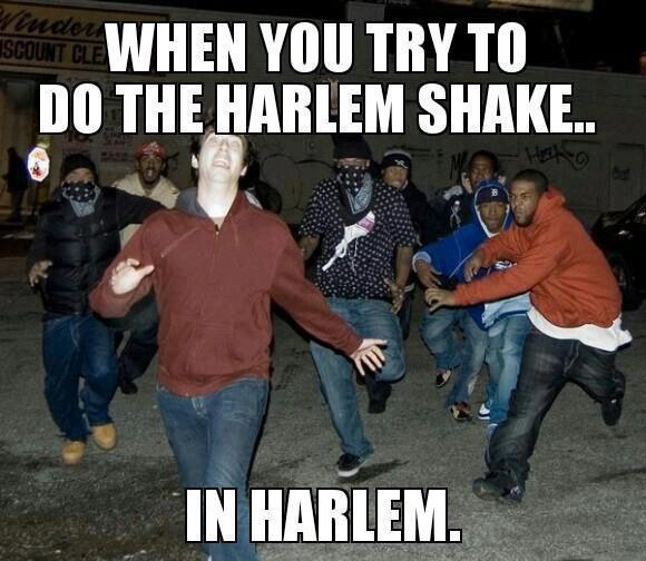 Funny Nonsense Meme When You Try To Do The Harlem Shake.. In Harlem Picture