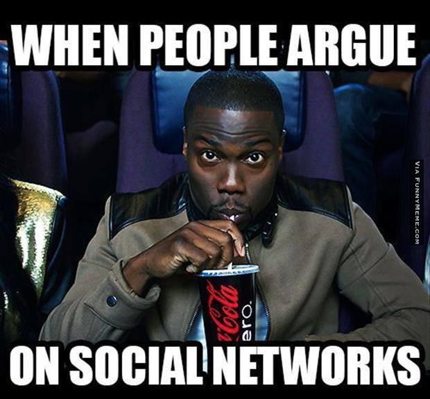 Funny People Meme When People Argue On Social Networks Picture