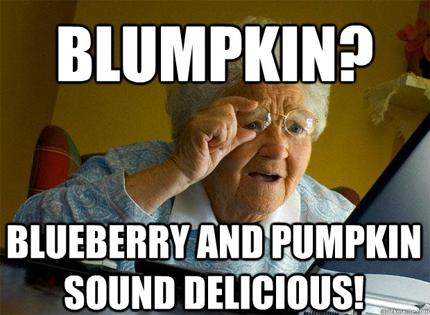 Funny Pumpkin Meme Blumpkin Blueberry And Pumpkin Sound Delicious Image