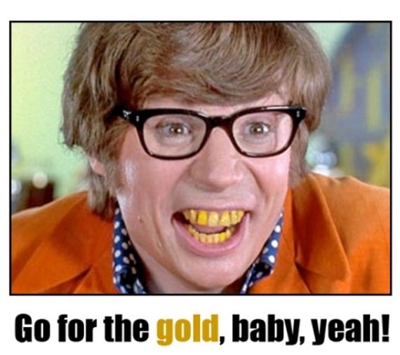 Funny Teeth Meme Go For The Gold Baby Yeah Picture