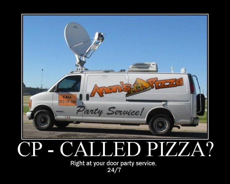 Funny Van Meme Cp - Called Pizza Right At Your Door Party Service Picture