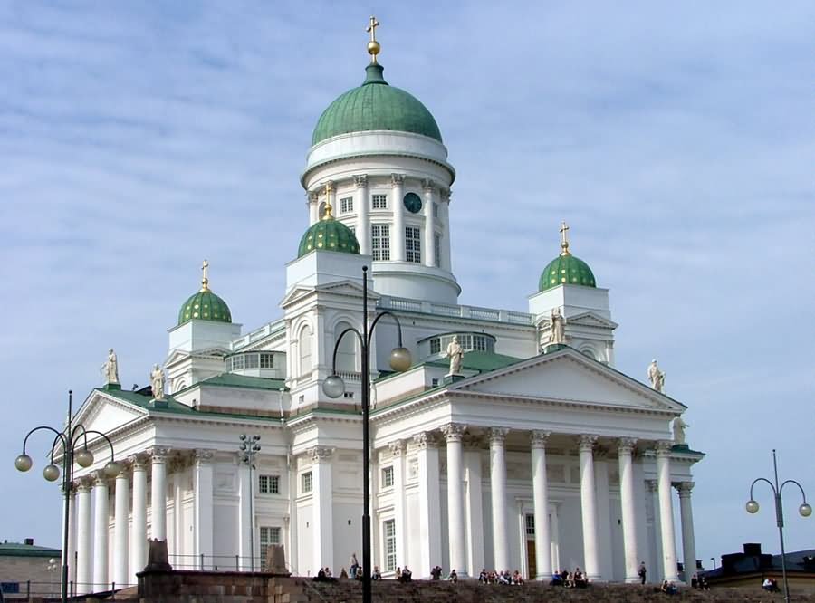 Helsinki Cathedral Side View Image
