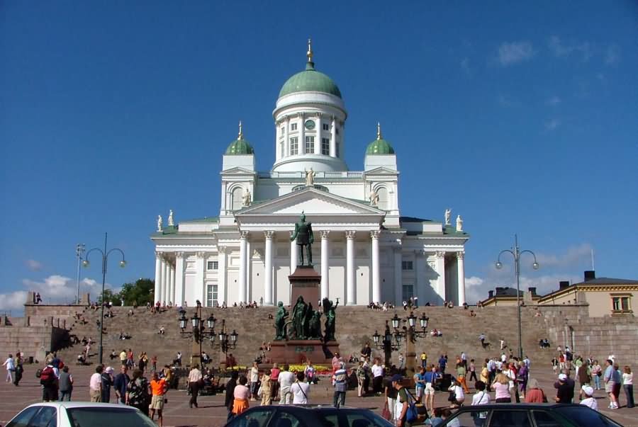 Helsinki Cathedral Square View Image