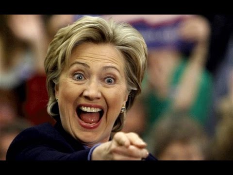 Hillary Clinton Surprised Face Very Funny Photo