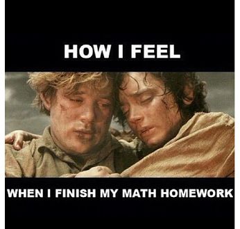 How I Feel When I Finish My Math Homework Funny Meme Picture