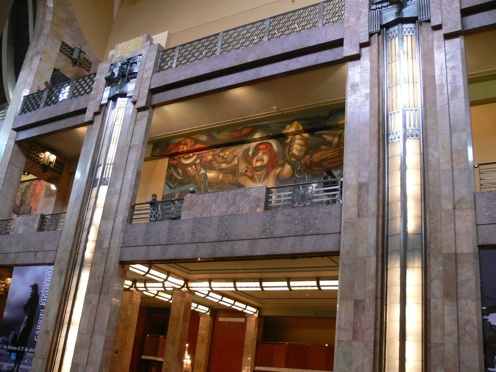 Image Of Light Panel Inside The Palacio de Bellas Artes