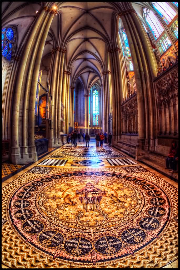 Incredible Floor Architecture Inside The Cologne Cathedral