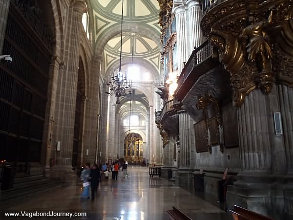 Inside Picture Of Mexico City Metropolitan Cathedral