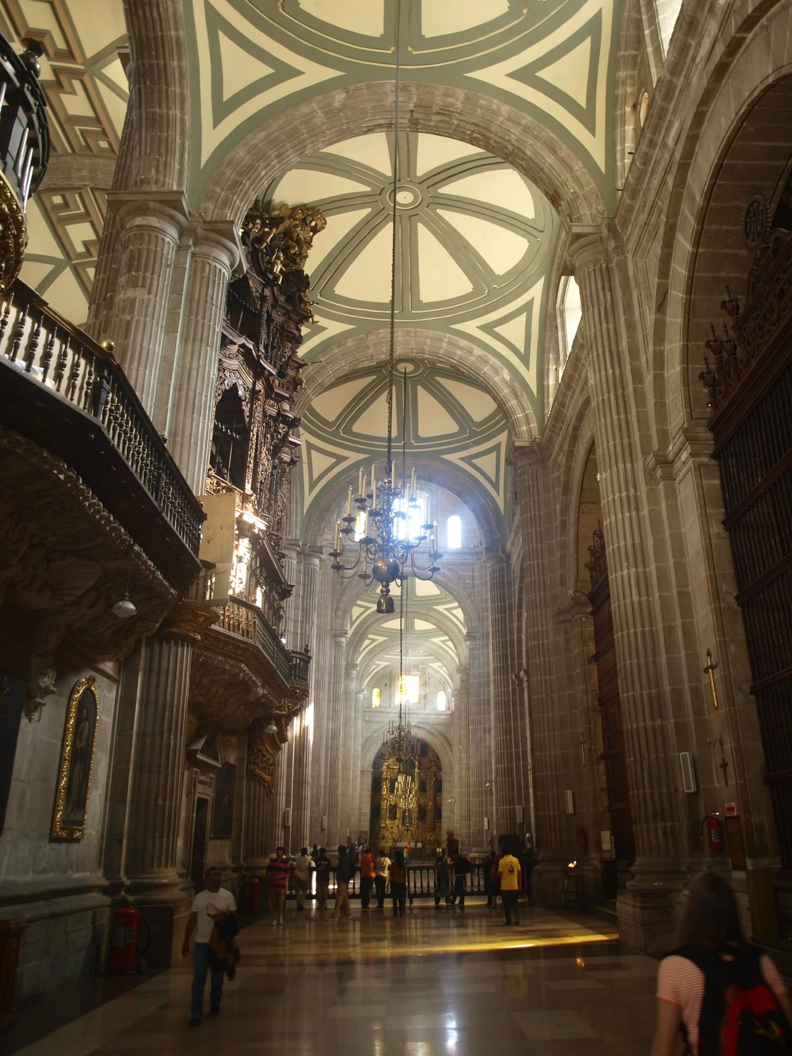 Inside The Metropolitan Cathedral Of Mexico City