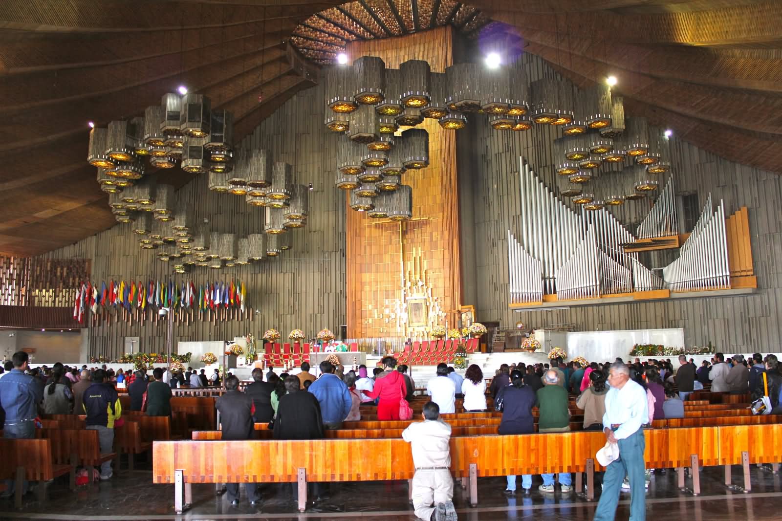 Interior Picture Of The Basilica of Our Lady of Guadalupe