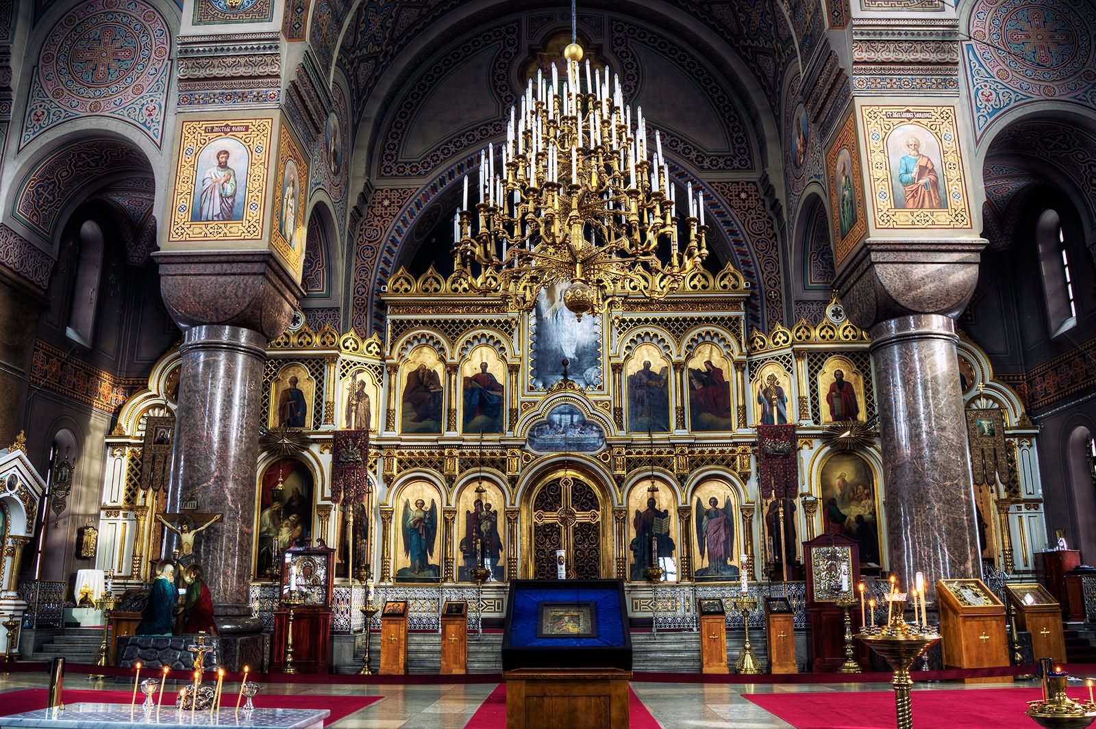 Interior Picture Of The Uspenski Cathedral