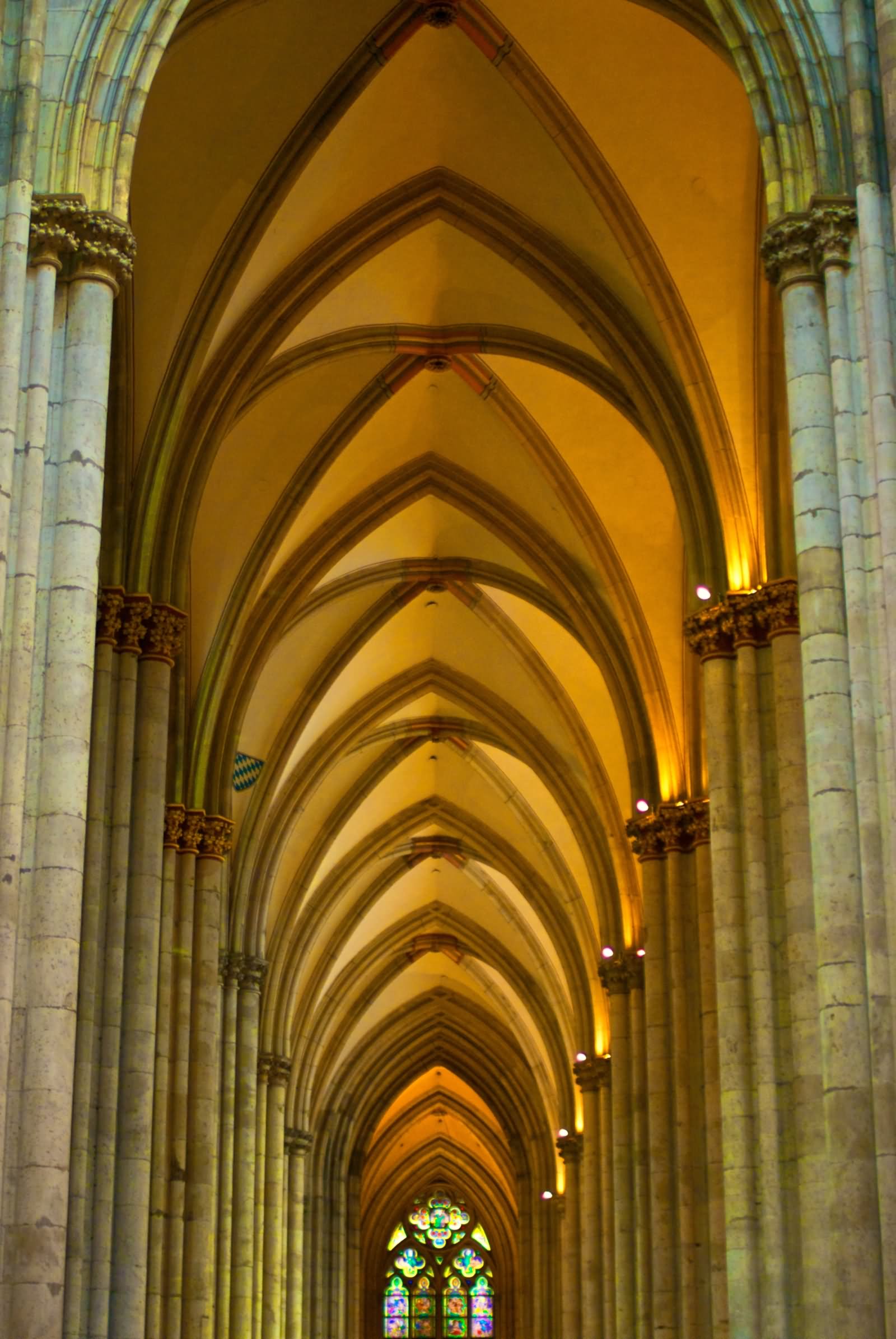 Interior View Of The Cologne Cathedral