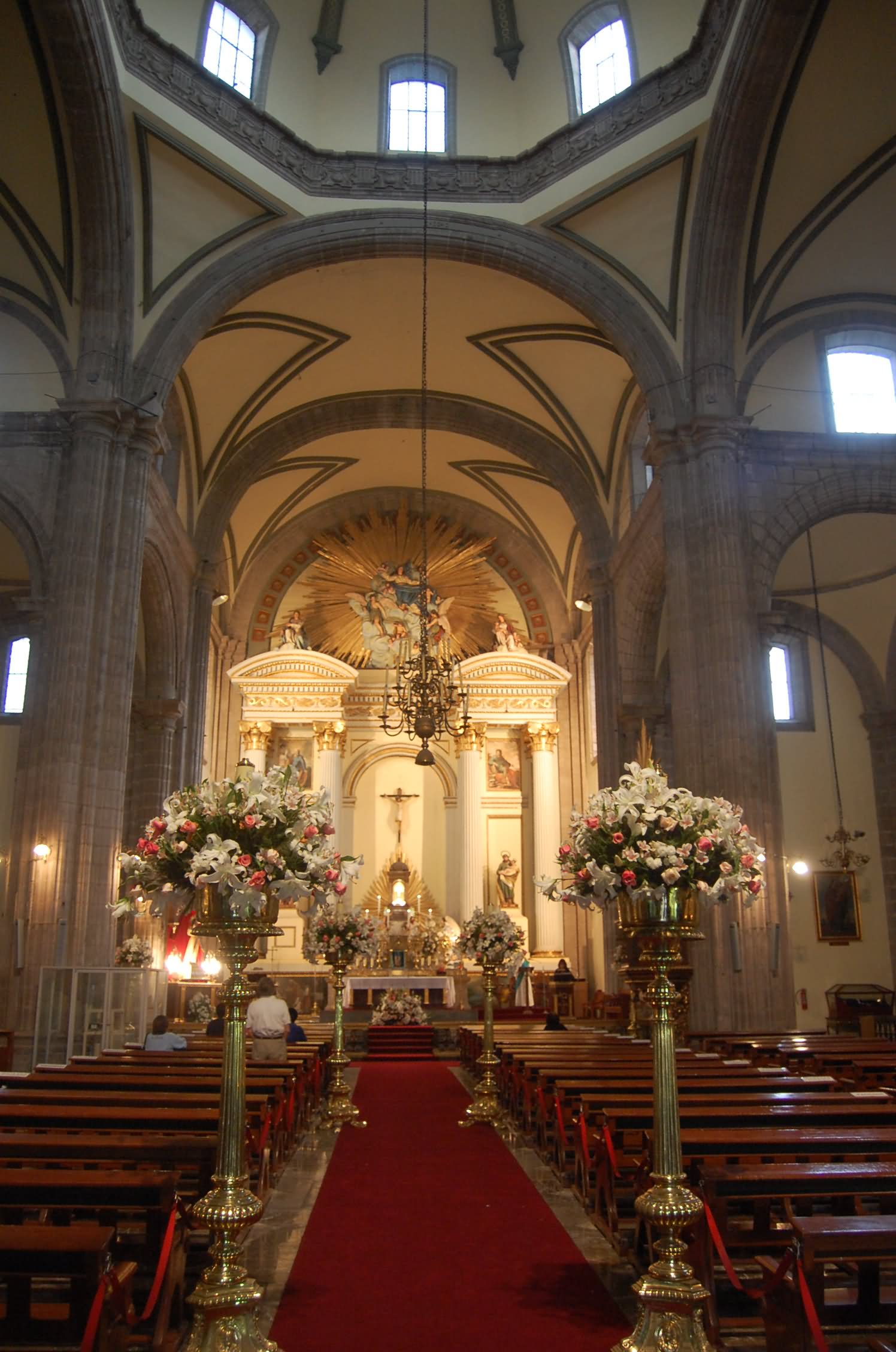 Interior View Of The Mexico City Metropolitan Cathedral
