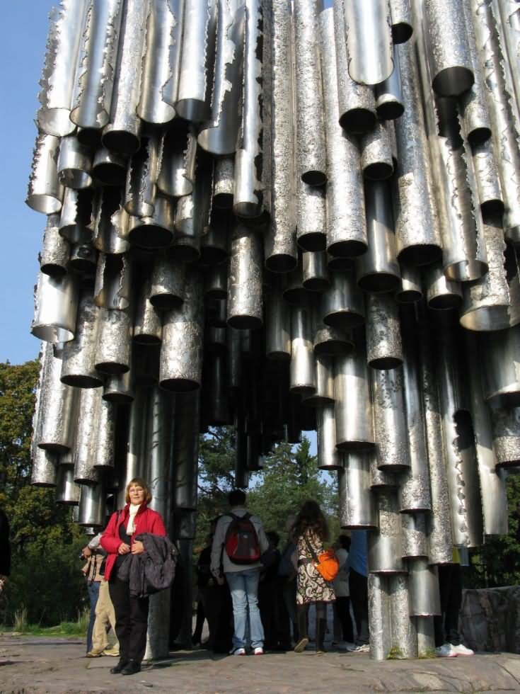 Jean Sibelius Monument In Helsinki