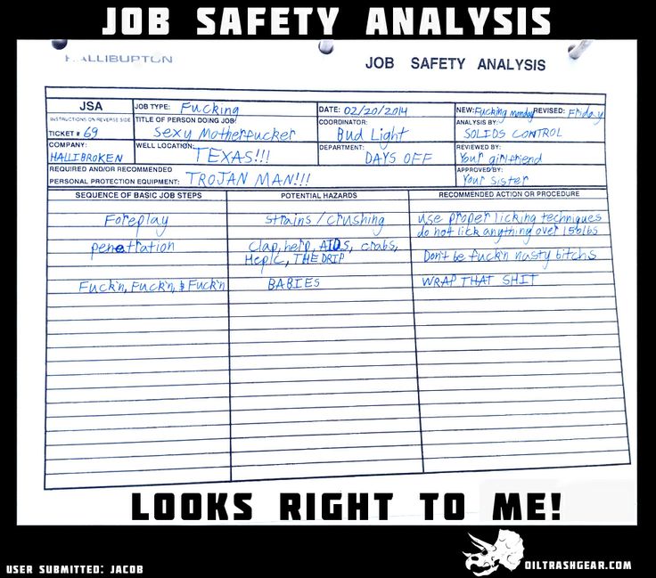 Job Safety Analysis Looks Right To Me Funny Safety Meme Picture