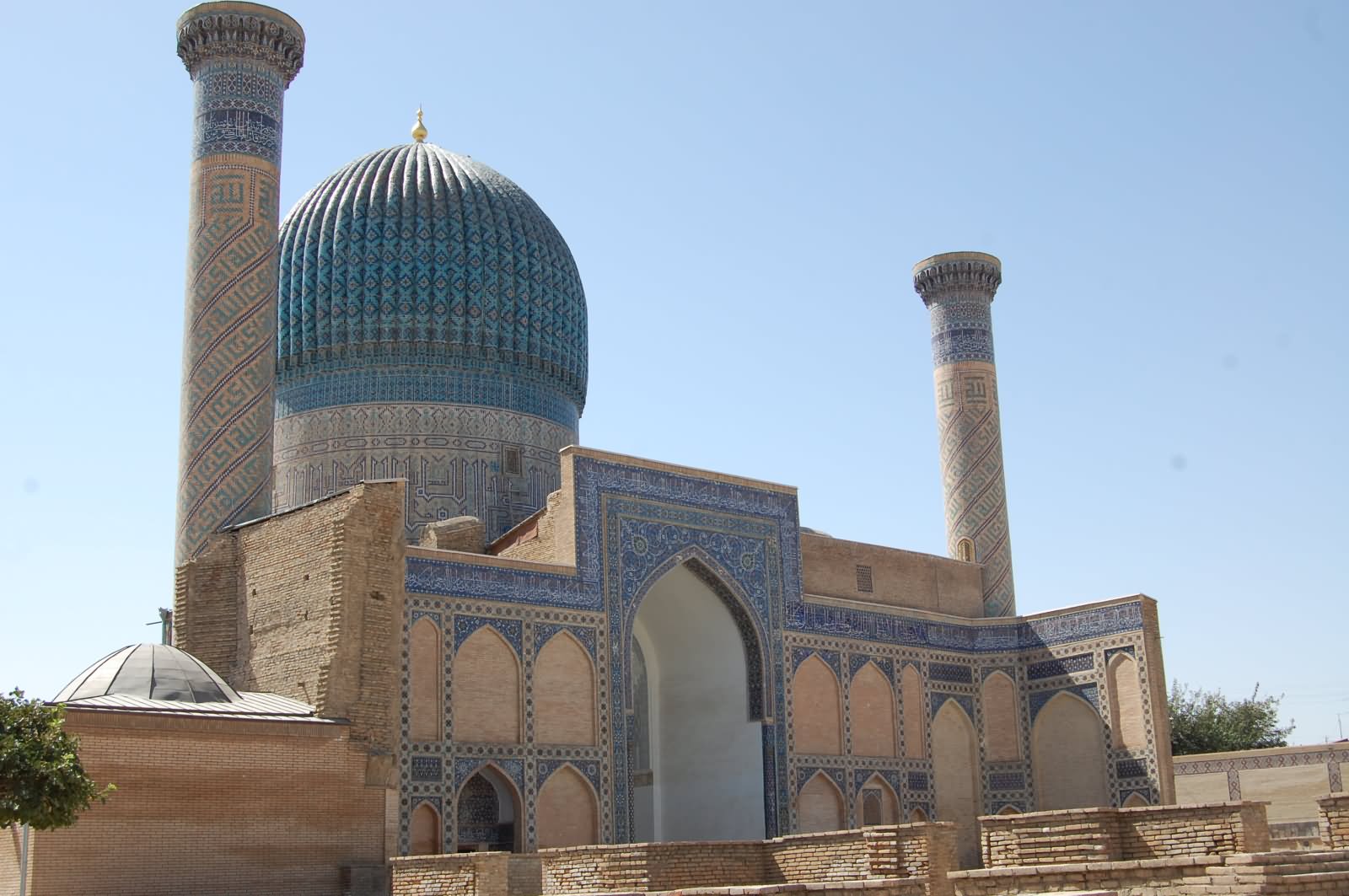 Minarets And Dome Of The Bibi-Khanym Mosque