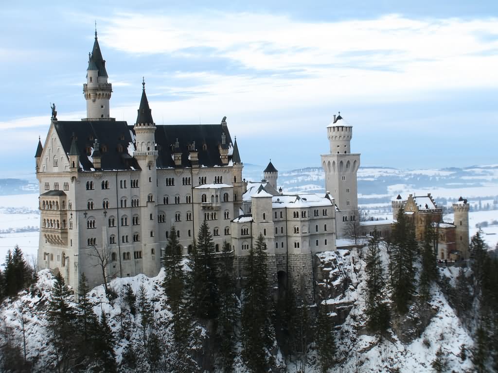 Neuschwanstein Castle In Winter Picture