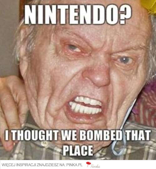 Nintendo I Thought We Bombed That Place Funny People Meme Image