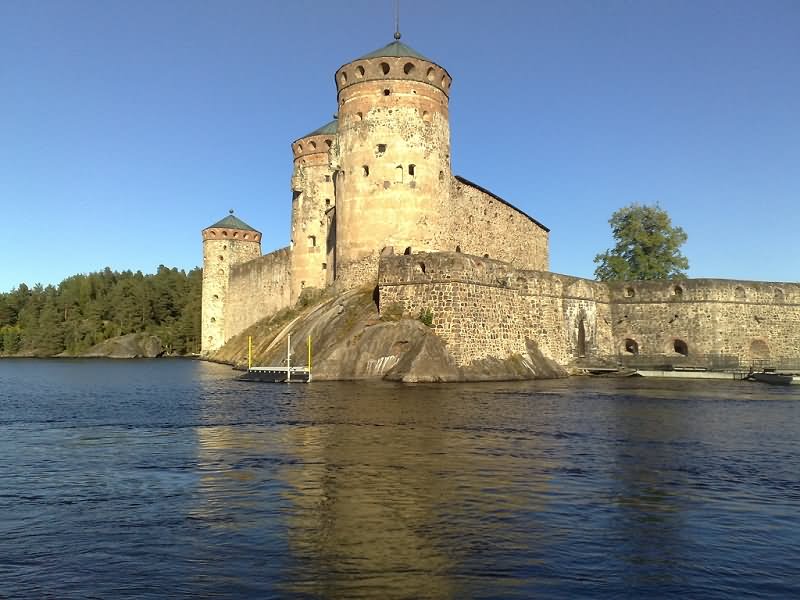 Olavinlinna Castle In Savonlinna, Eastern Finland