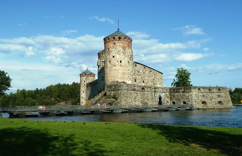 Olavinlinna St. Olaf Castle In Savonlinna, Finland