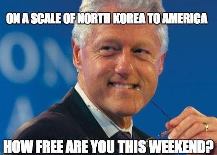 On A Scale Of North Korea To America How Free Are You This Weekend Funny Internet Meme Picture