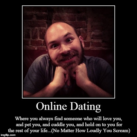 Online Dating Funny Meme Poster Image
