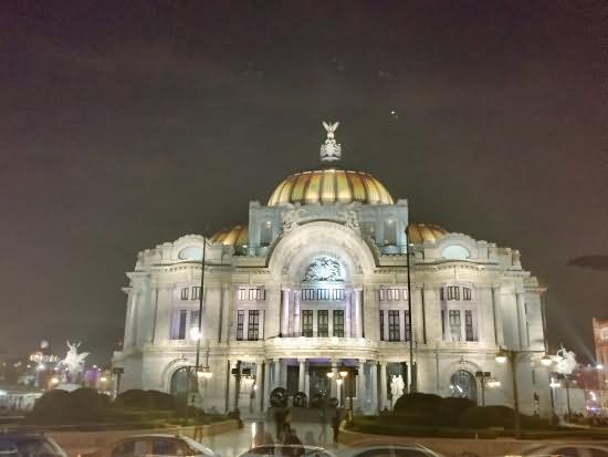 Palacio de Bellas Artes Great Areat At Night