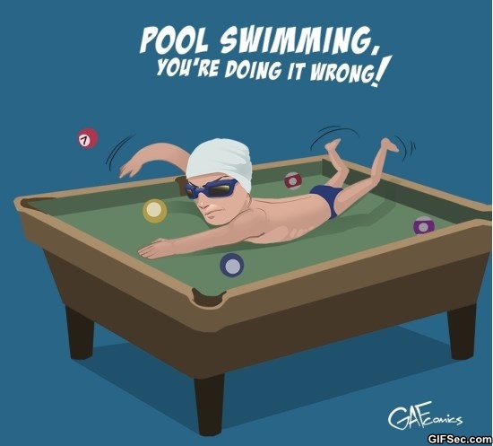 Pool Swimming You Are Doing It Wrong Funny Swimming Meme Image