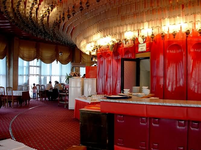 Restaurant Inside The Tashkent Tower In Uzbekistan