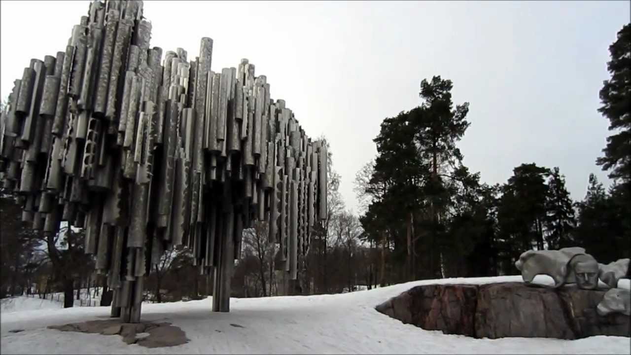 Sibelius Monument In Deep Snow Picture