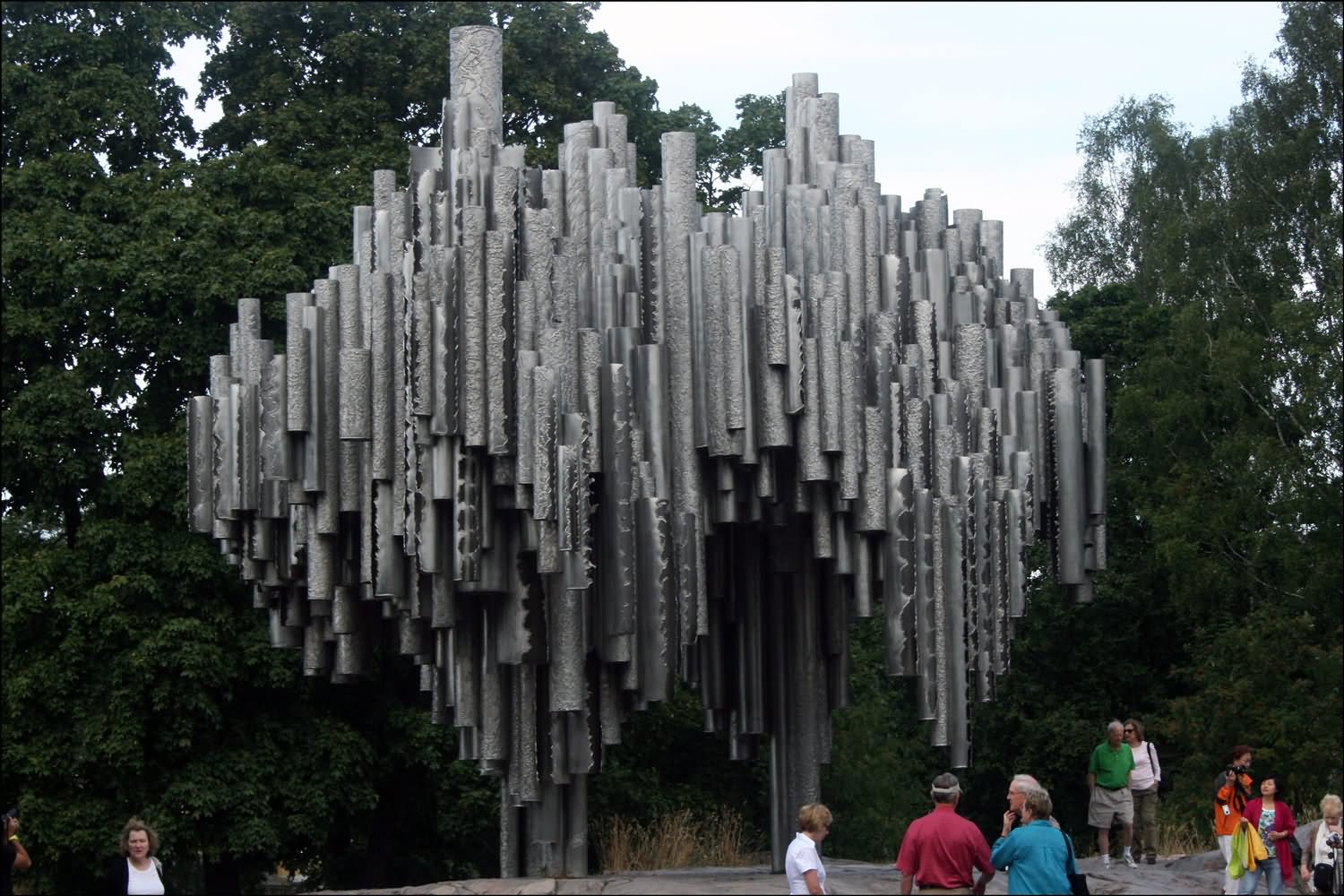 Sibelius Monument In Helsinki