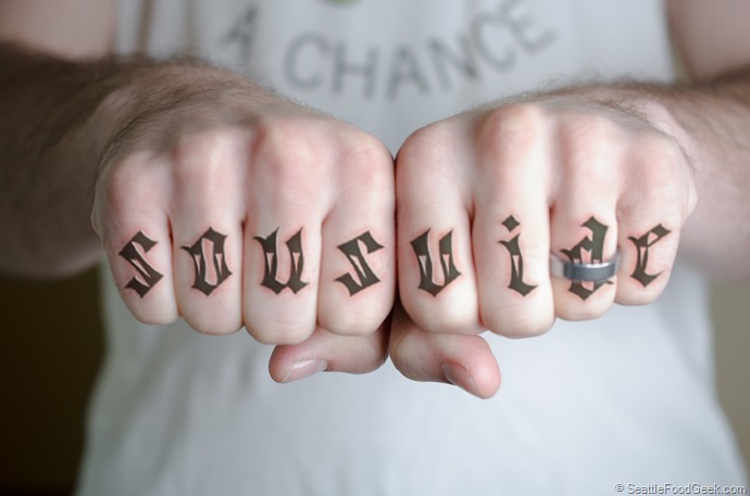 Sousvide Knuckle Tattoo For Men