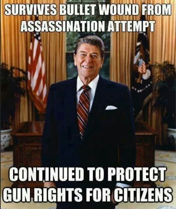 Survives Bullet Wound From Assassination Attempt Continued To Protect Gun Rights For Citizens Funny Political Meme Picture