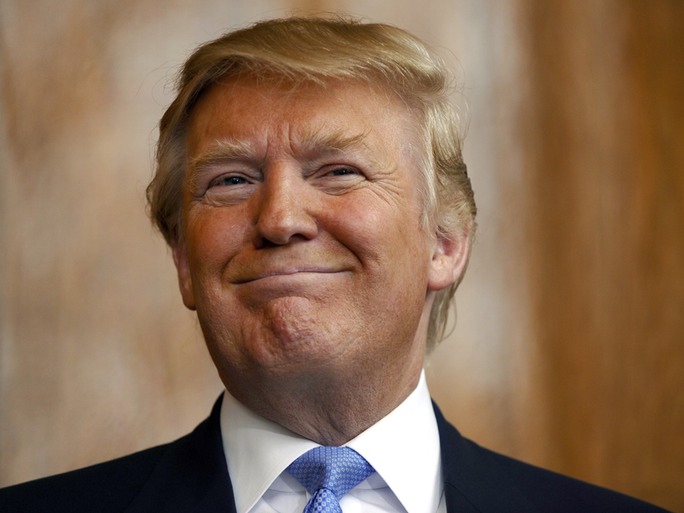 Sweet Smiling Donald Trump Funny Picture