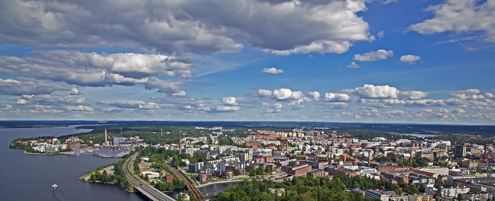 Tampere City View From The  Nasinneula
