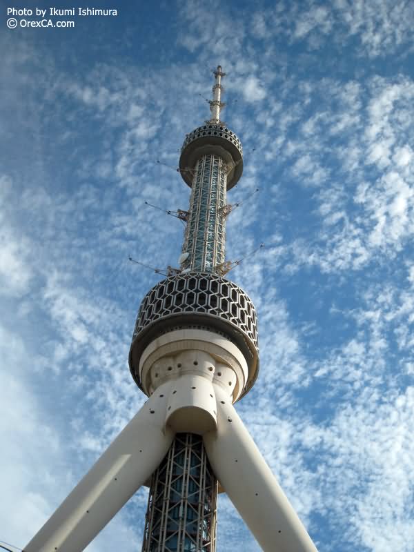Tashkent TV Tower View From Below