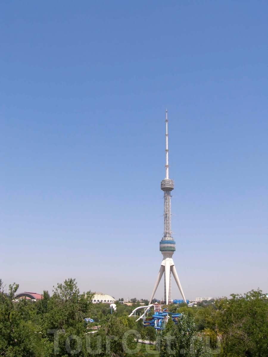 Tashkent Tower View From Aqua Park