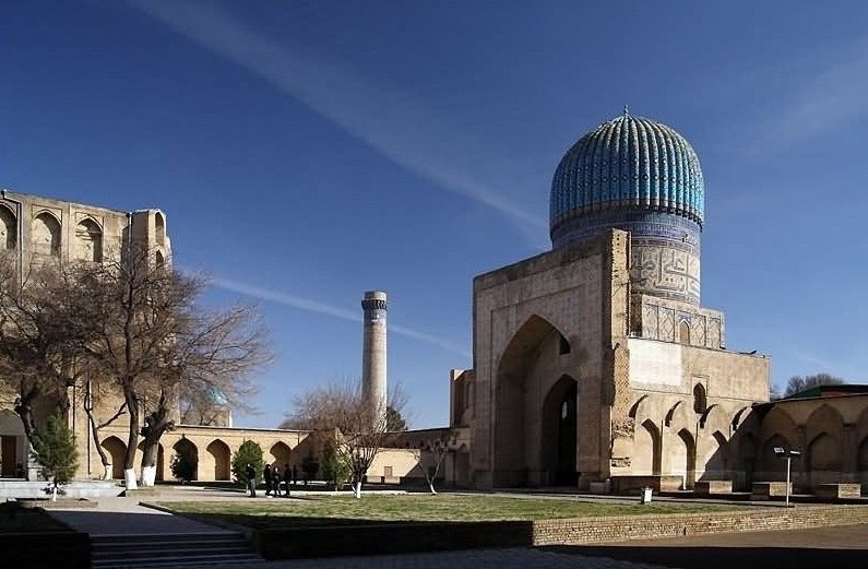 The Bibi-Khanym Mosque Picture In Uzbekistan