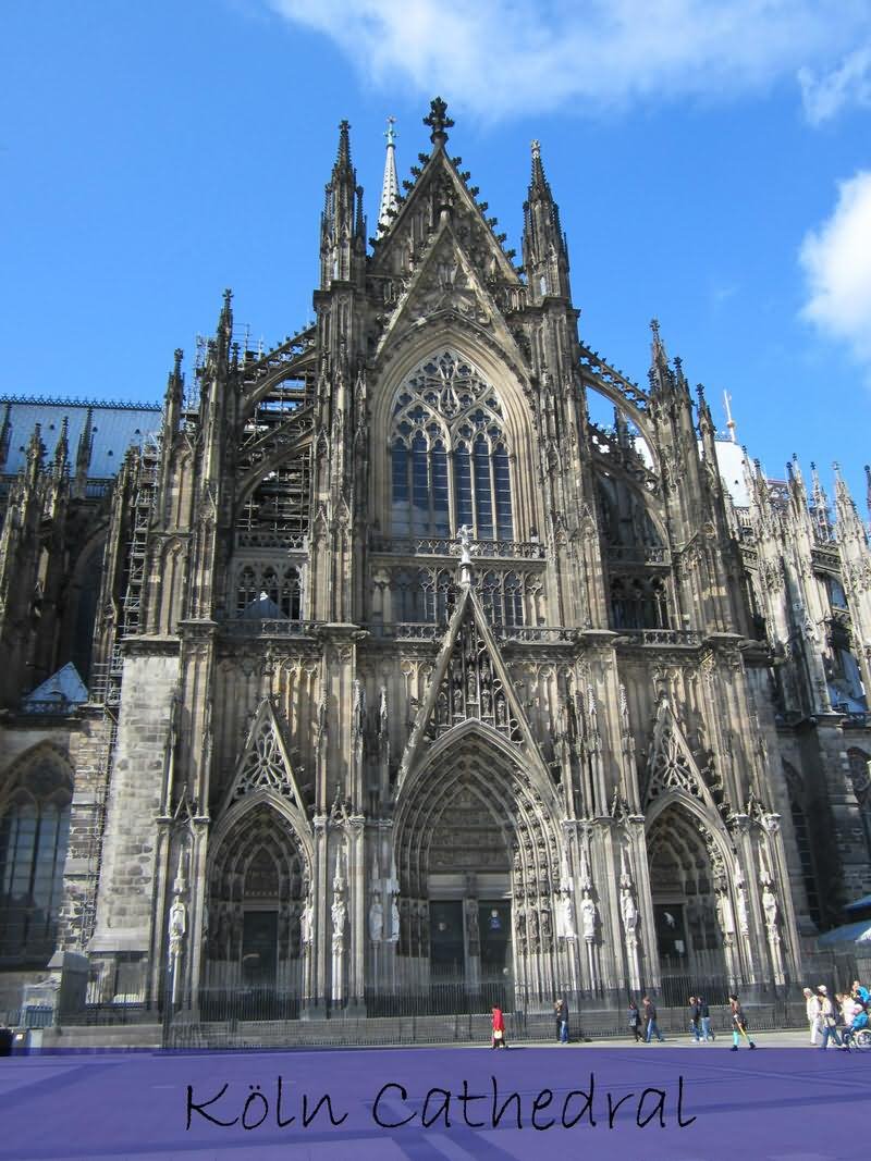 The Cologne Cathedral Or Kolner Dom Front Picture