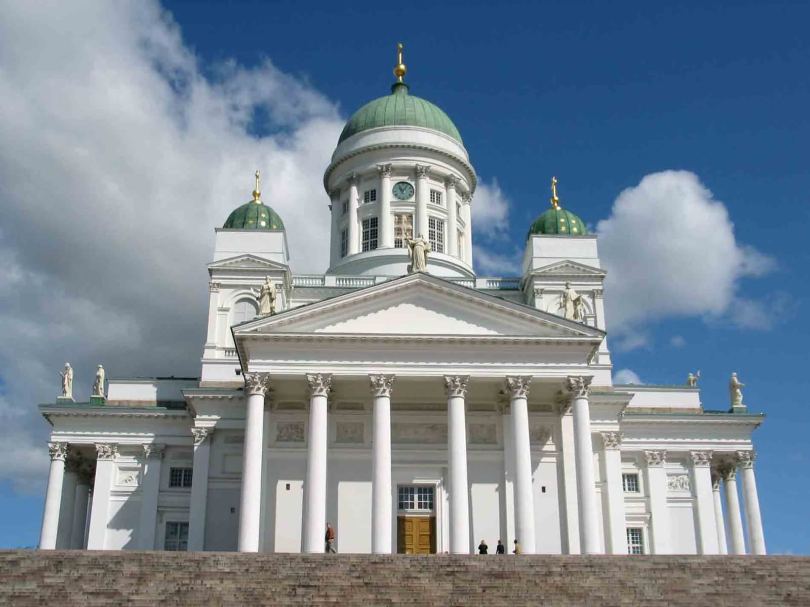 The Helsinki Cathedral In Finland