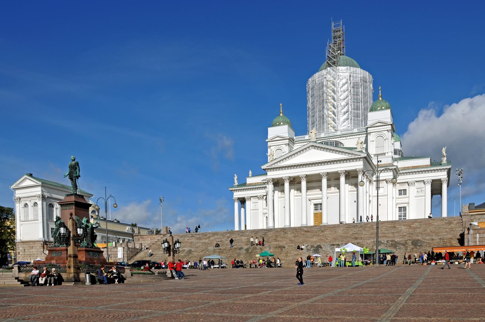 The Helsinki Cathedral Under Renovation