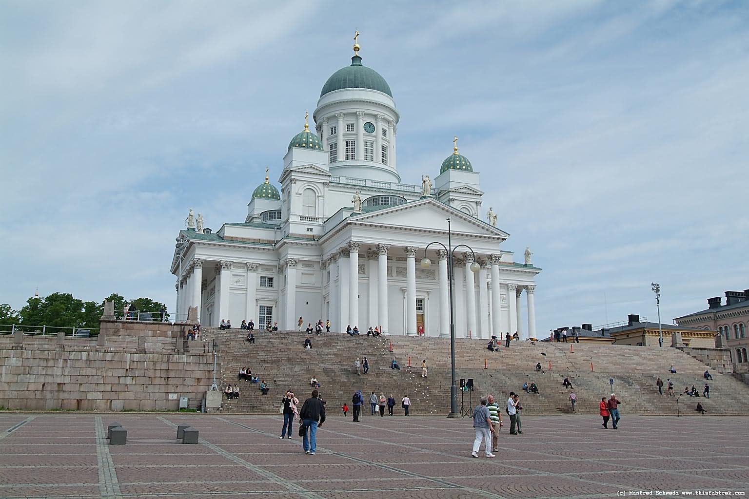 The Helsinki Cathedral View From Square