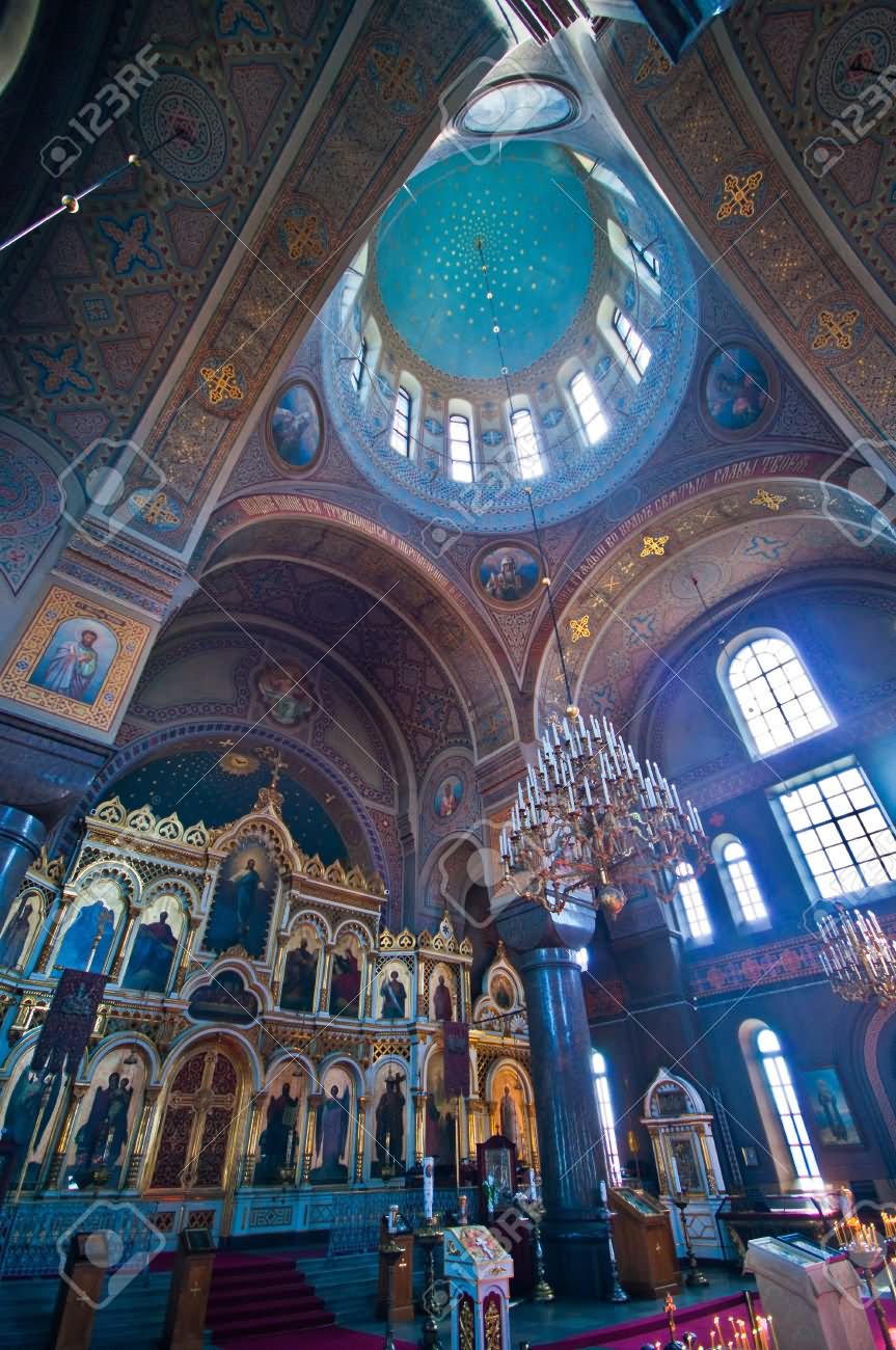The Interior Of The Uspenski Cathedral