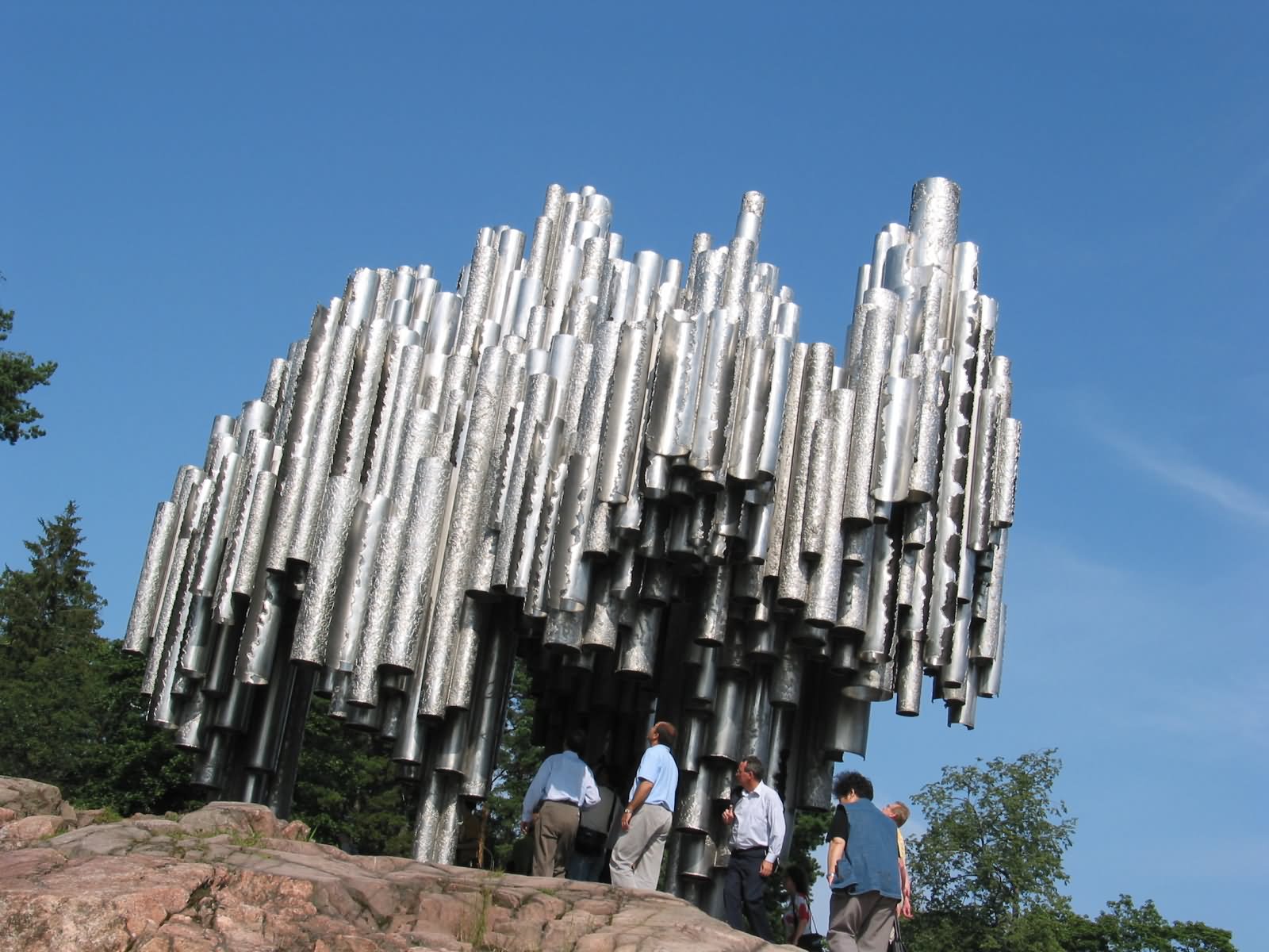 The Jean Sibelius Monument In Helsinki