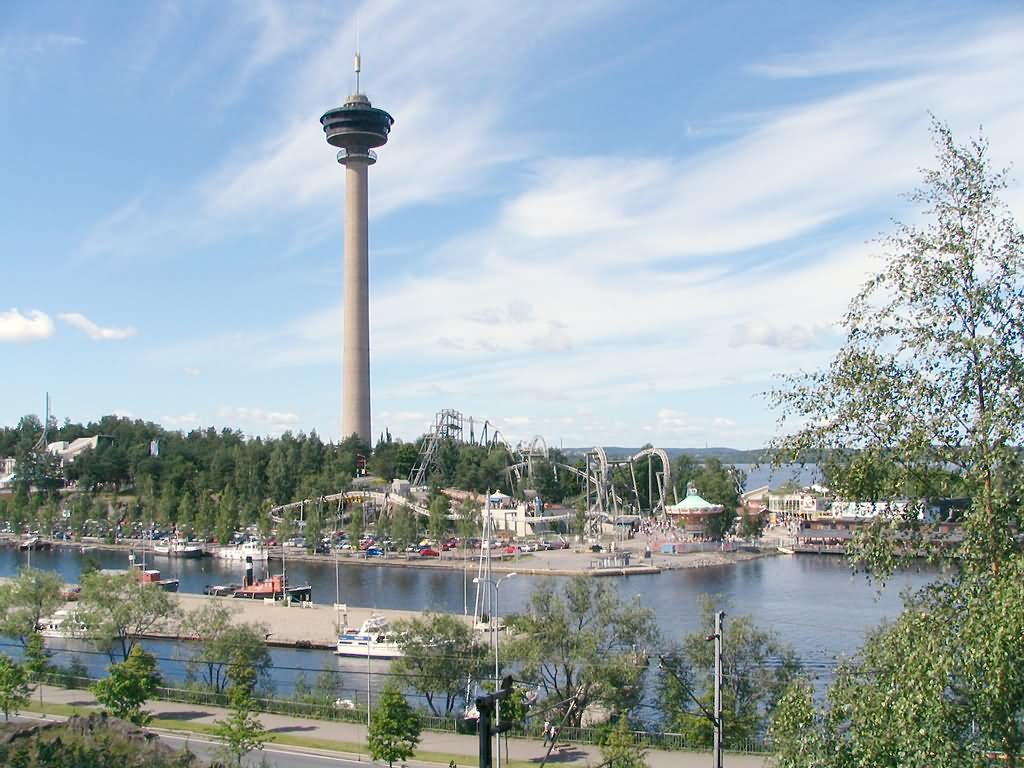 The Nasinneula Tower Across The Lake
